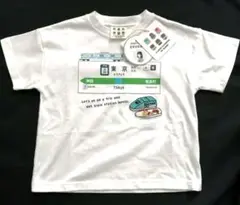 J R　東京駅　はやぶさ　駅弁　Tシャツ　オフホワイト　すずかわあやこ　コラボ