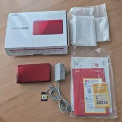【動作確認済】ニンテンドー3DS本体 ゲー厶機 任天堂　レッド赤　箱付き