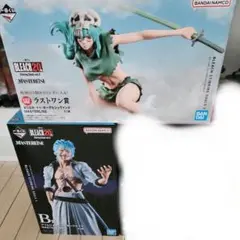 一番くじ　ブリーチ　B賞　グリムジョー、ラストワン賞　ネリエル　フィギュア
