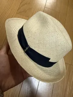 【Borsalino ボルサリーノ】イタリア製 パナマハット 麦わら帽子