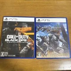 モンハンワイルズ　コールオブデューティ　ブラックオプス6 ソフト2本セット
