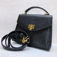 ✨美品✨courreges クレージュ 2wayショルダーバッグ ロゴ 金具