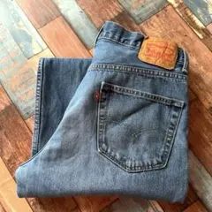 【W36】Levi's 550 薄青 ワイドテーパード 裾広め　アメカジ　古着