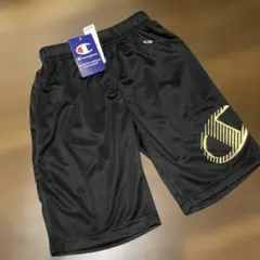 Champion CK-BS509 ブラックハーフパンツ 150