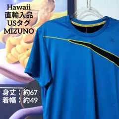 美品 USタグMIZUNOミズノ スポーツウェア青キッズ/レディース約67×49