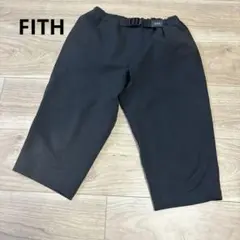 FITH フィス　7部丈　パンツ　ブラック　130