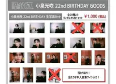 小泉光咲 生誕2025 生写真 16枚組