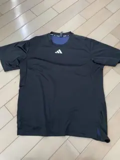 adidas トレーニング Tシャツ ブラック/グレー M