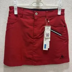 lecoqsportif レディース ゴルフ スカート 赤