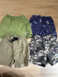 100 ハーフパンツ　4枚セット　ブリーズ