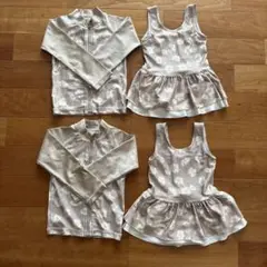 花柄 水着セット【双子用】