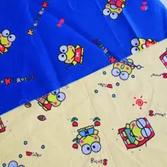 【4枚セット】ケロケロケロッピープリント生地