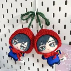 ぬい服 ぬい帽子 さくらんぼ ボンネット ちびぐるみ用 るかっぷ用