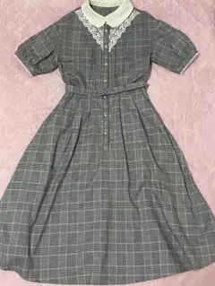 SecretHoney シークレットハニー シーハニ チェック ロングワンピース