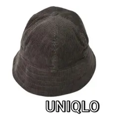 未使用品◆UNIQLO コーデュロイ バケットハット ダークグリーン