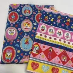 ⑥おとめちっくパーティー　ネイビー　2種　ミラー　ボーダー