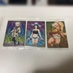 FGO ウエハース　マシュ　シャルロット・コルデー　バーゲスト