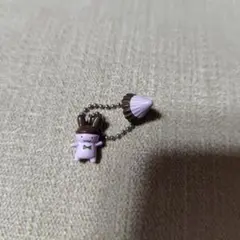 希少　meiji ブルーベリーアポロちゃん　ミニチュア　キーホルダー 平成レトロ】 meiji ブルーベリーアポロちゃん ミニチュア