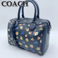 美品☆COACHミニ ベネット ティーローズフローラル 2wayショルダーバッグ