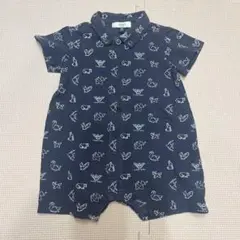 ARMANIbaby ネイビー半袖ロンパース