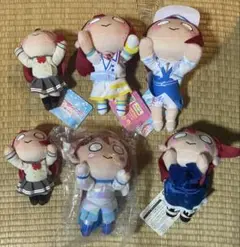 ラブライブ サンシャイン　Aqours 桜内梨子　寝そべり　6点セット