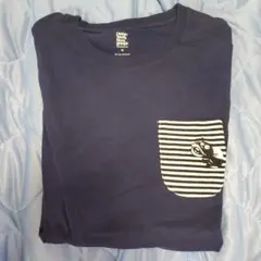 DesignTシャツMサイズ紺色