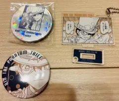 名探偵コナン公式アプリ　缶バッジ　アクリルキーホルダー　キッド