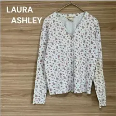 LAURA ASHLEY 【M】花柄　総柄　長袖　トップス　綿100%