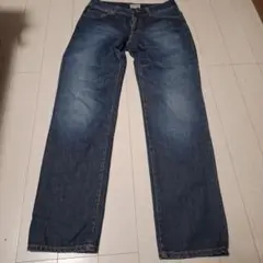 green labelオーガニックコットン ストレートデニムパンツ