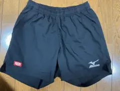公式戦に使えます ミズノ 卓球 パンツ ユニフォーム 黒 下 S サイズ S