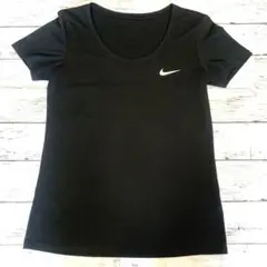 レディース L ナイキ NIKE 速乾 半袖 Tシャツ ランニング ブラック