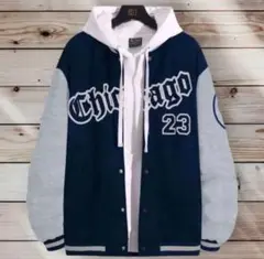 [即購入OK]新品 Manfinity Men's スタジャン XXL NAVY