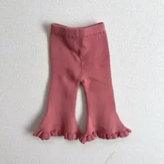 SHEIN ニットフレアパンツ ピンク