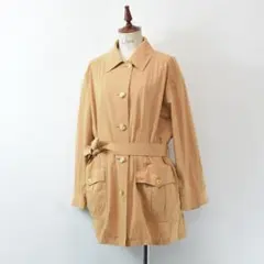 バーバリー ライト ロング コート ジャケット 金ボタン