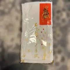 ホワイト綿生地 花柄刺繍