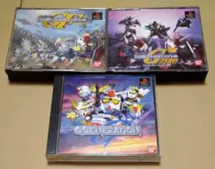 SDガンダム ジージェネレーション PS1 3点セット