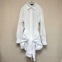 alexander wang ドッキング シャツワンピース 2way 白