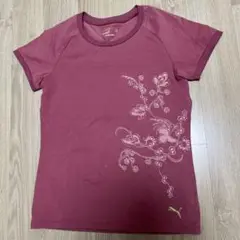 PUMA 花柄刺繍 Tシャツ Mサイズ