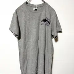 アメリカ古着 GILDAN グレー 半袖Tシャツ