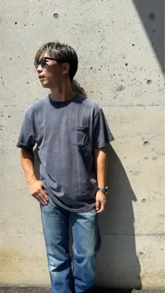 FJvintage super sunfade black pocket tee