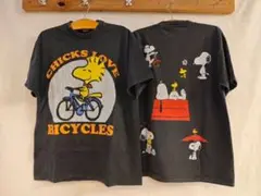 XL ウッドストック 自転車 Tシャツ
