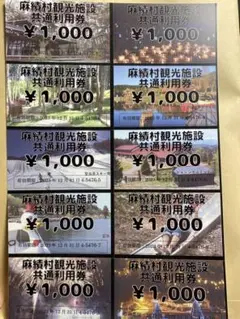 麻績村 観光共通施設利用券 長野県