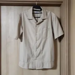 tone オープンカラーシャツ　ベージュ