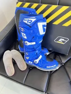 ガエルネ　ブーツ　SG12　27cm 未使用　ブルー ガエルネ SG-12 エスジー12 - バイク ブーツ モトクロス