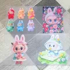 LABUBU アイロンプリントシート4枚セット