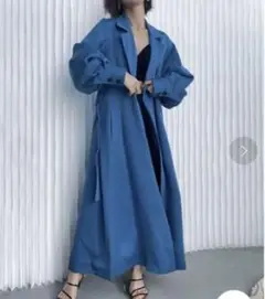 美品 PUFF SLEEVE TRENCH COAT