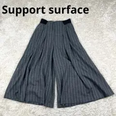 良品✨support surface ワイド　パンツ　ストライプ　Mサイズ