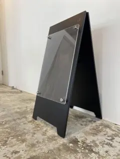 黒いA型看板 スタンド式