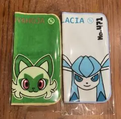 新品未使用 ポケモン ニャオハ グレイシア ハンカチ タオル20×20サイズ