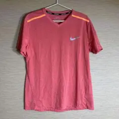 【NIKE】ナイキ スポーツウェア 半袖Tシャツ Lサイズ レッド ピンク